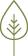  logo of a green leaf